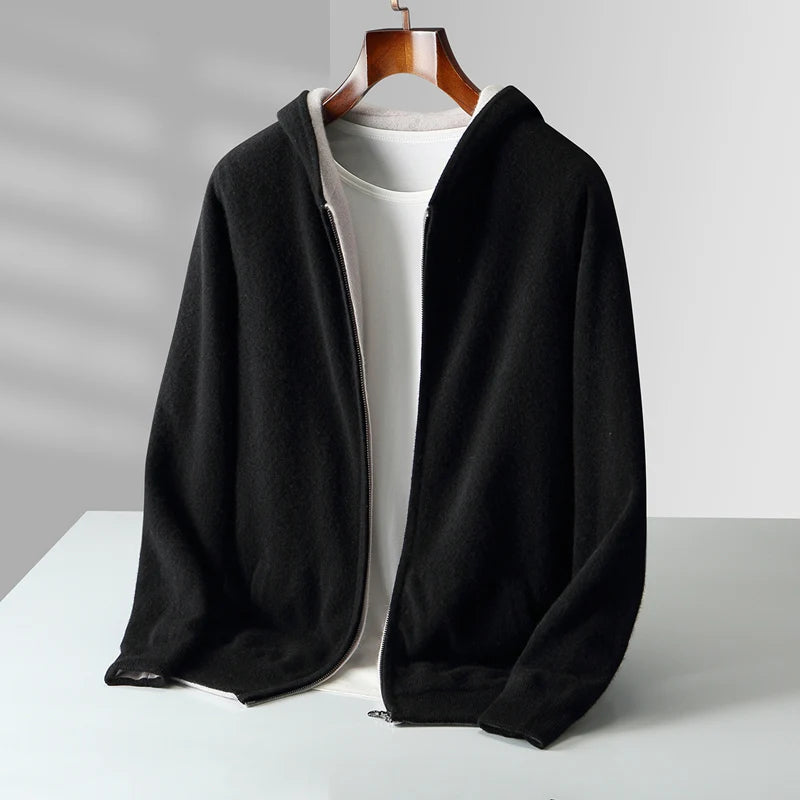 Roma | Reversible Cashmere Hoodie