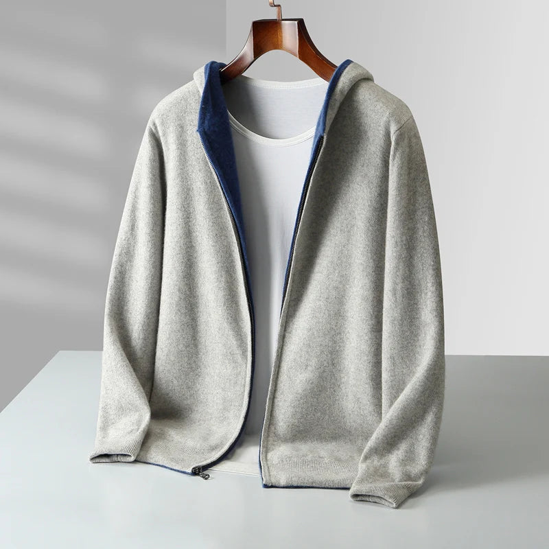 Roma | Reversible Cashmere Hoodie