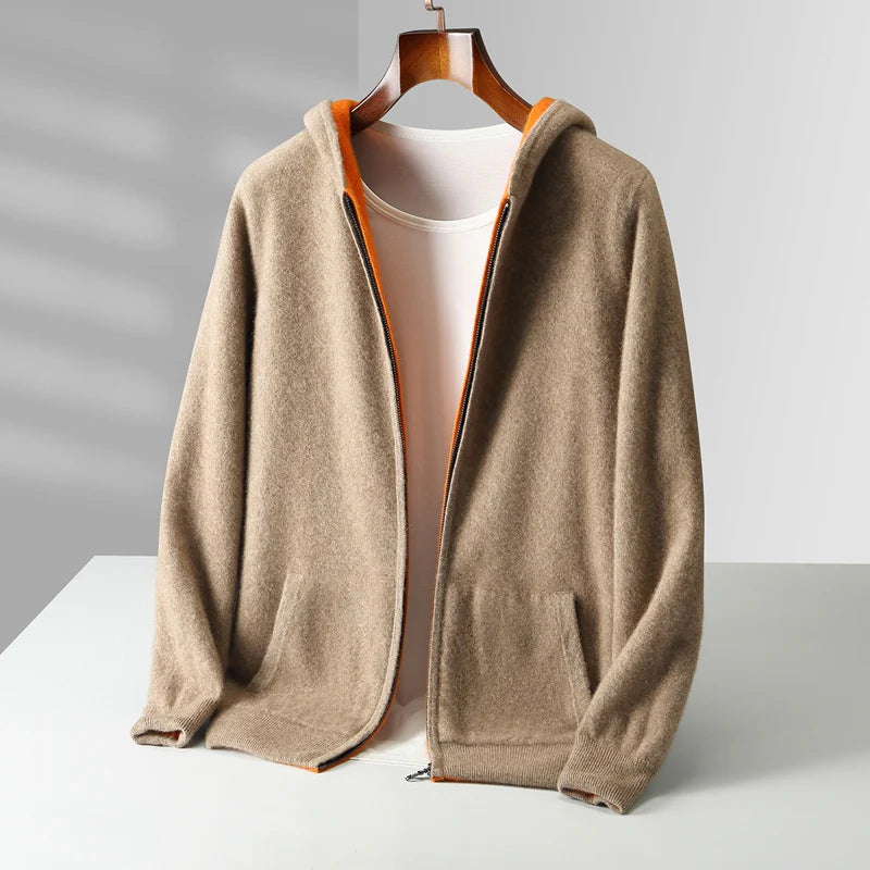 Roma | Reversible Cashmere Hoodie