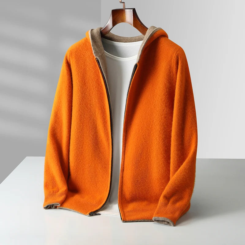 Roma | Reversible Cashmere Hoodie