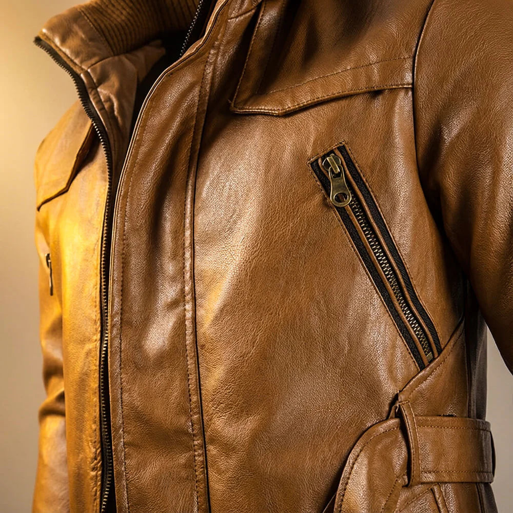 Alessandro | Legacy Hooded Leather Jacket