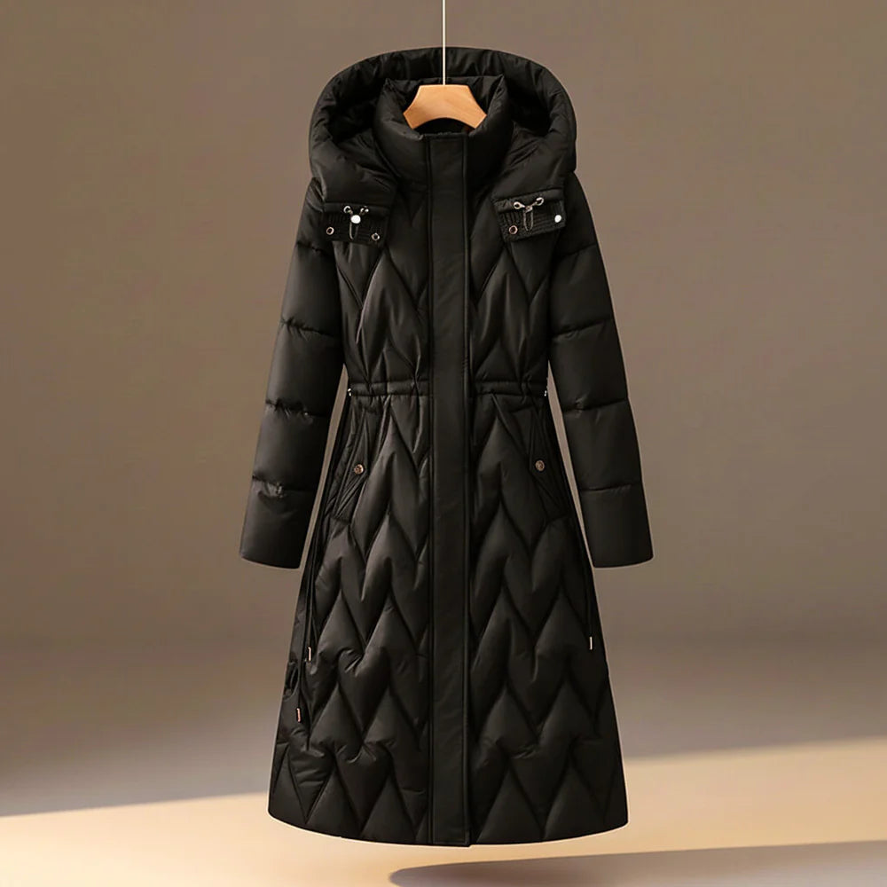 Eva | Quilted Hooded Coat