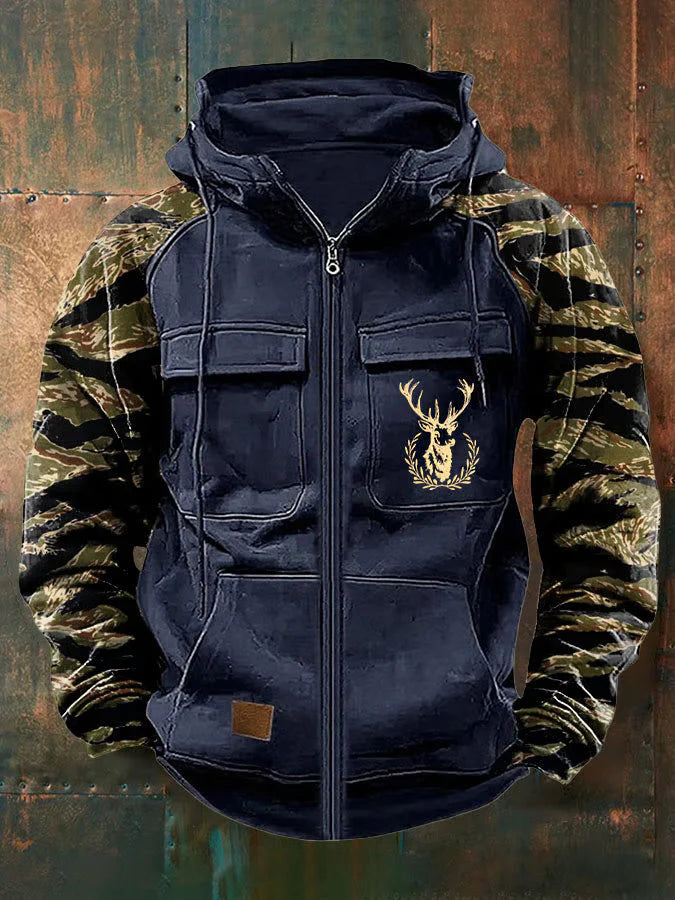 Fletcher | Clean Multi-Pocket Zip Hoodie