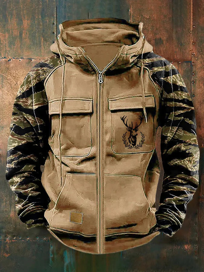 Fletcher | Clean Multi-Pocket Zip Hoodie