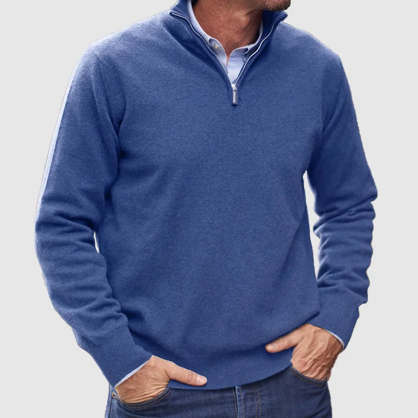 Ethan | Classic Quarter-Zip Everyday Sweater