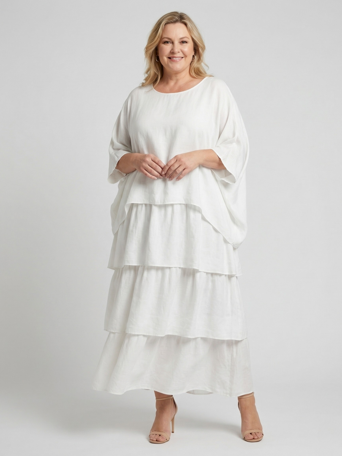 Luna Elegant Flowing Maxi Dress