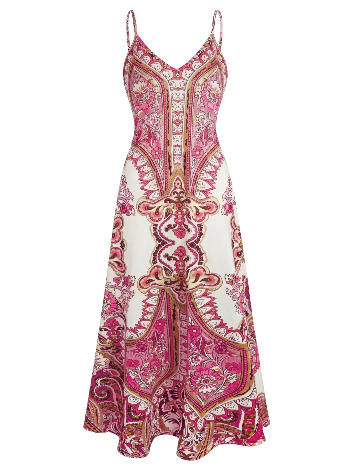 Carly Boho Floral Maxi Dress