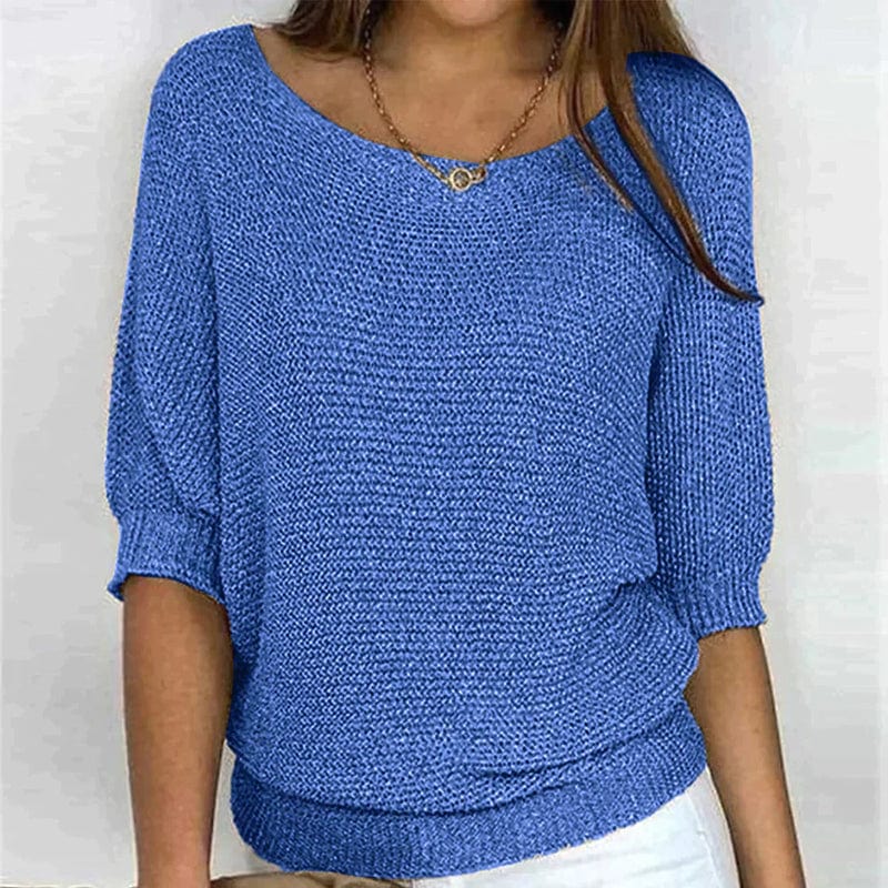 Evelyn Three Quarter Sleeve Sweater