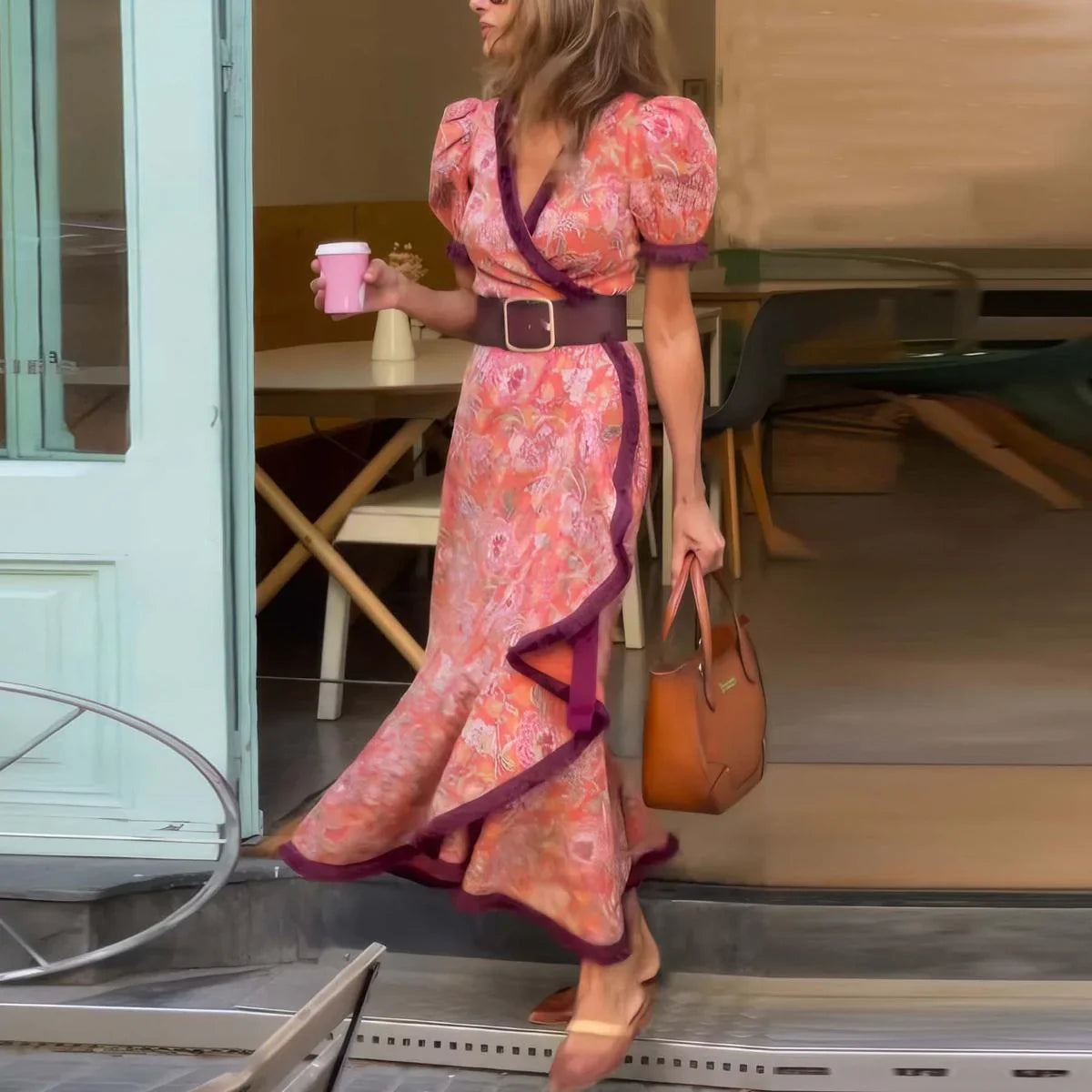 Savannah Elegant Pink Maxi