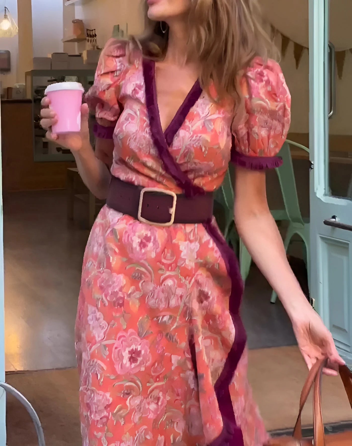 Savannah Elegant Pink Maxi