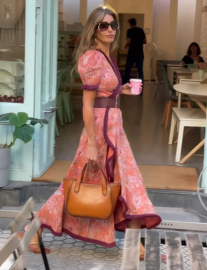 Savannah Elegant Pink Maxi