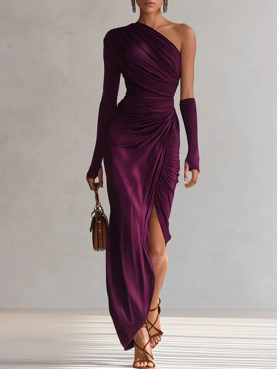 Eleonor Elegant Maxi Dress + Sleeve