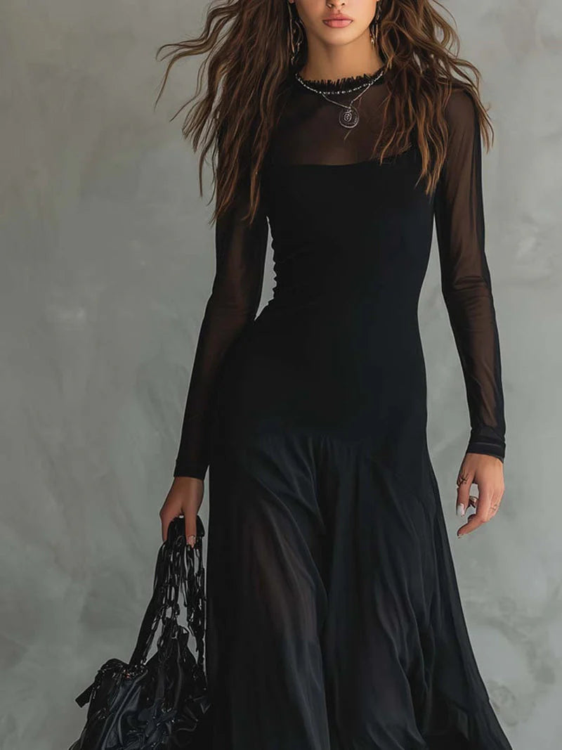 Aubrey Elegant Flowy Dress