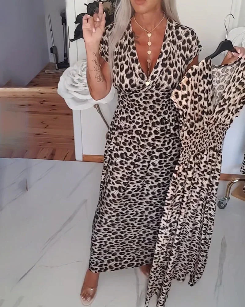 Millie Elegant Leopard Dress