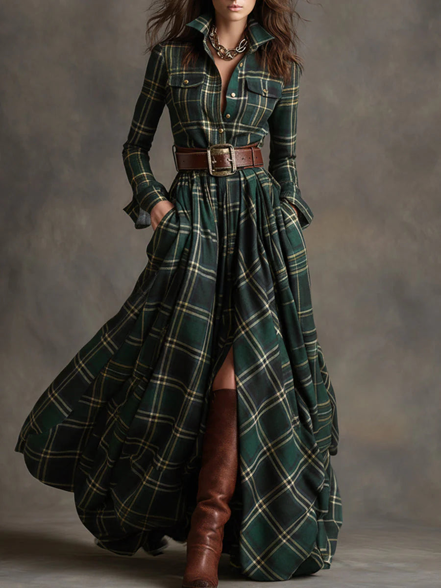 Evie Belted Shirt Dress