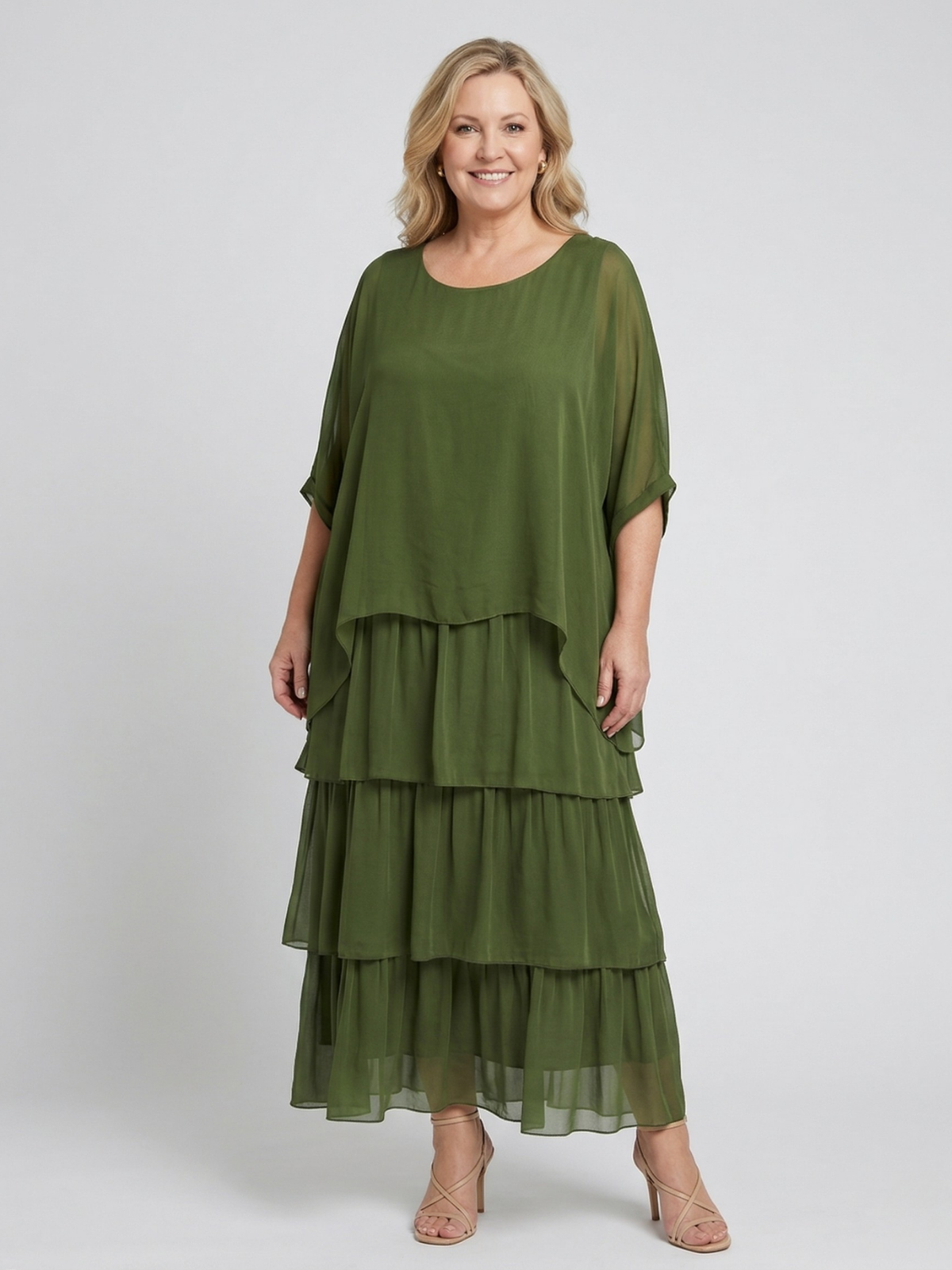 Luna Elegant Flowing Maxi Dress