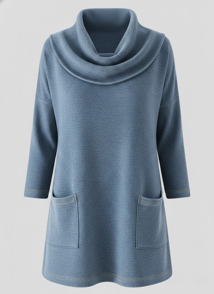 Livia | Turtleneck Sweater with front pockets