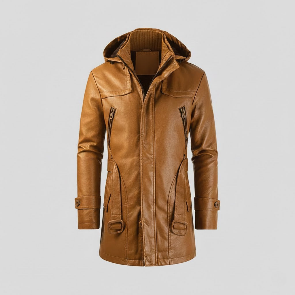 Alessandro | Legacy Hooded Leather Jacket
