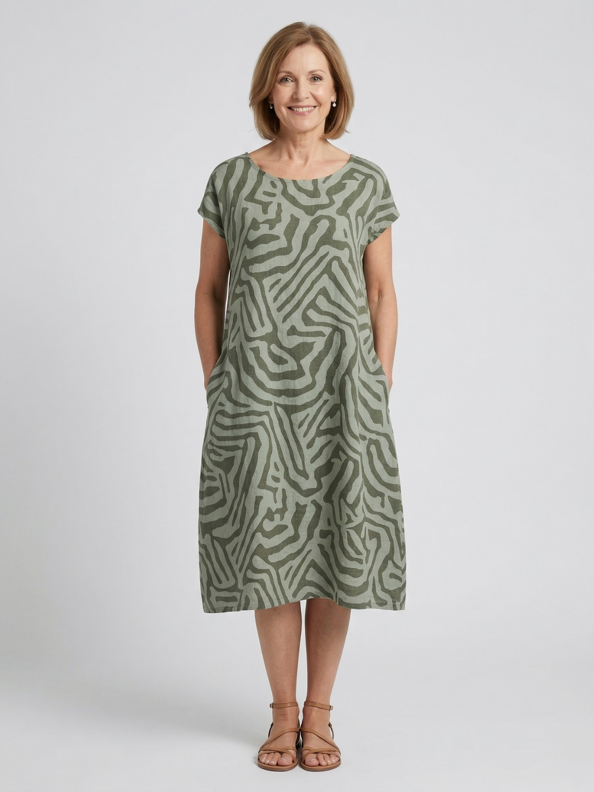 Sophia Round Neck Summer Dress