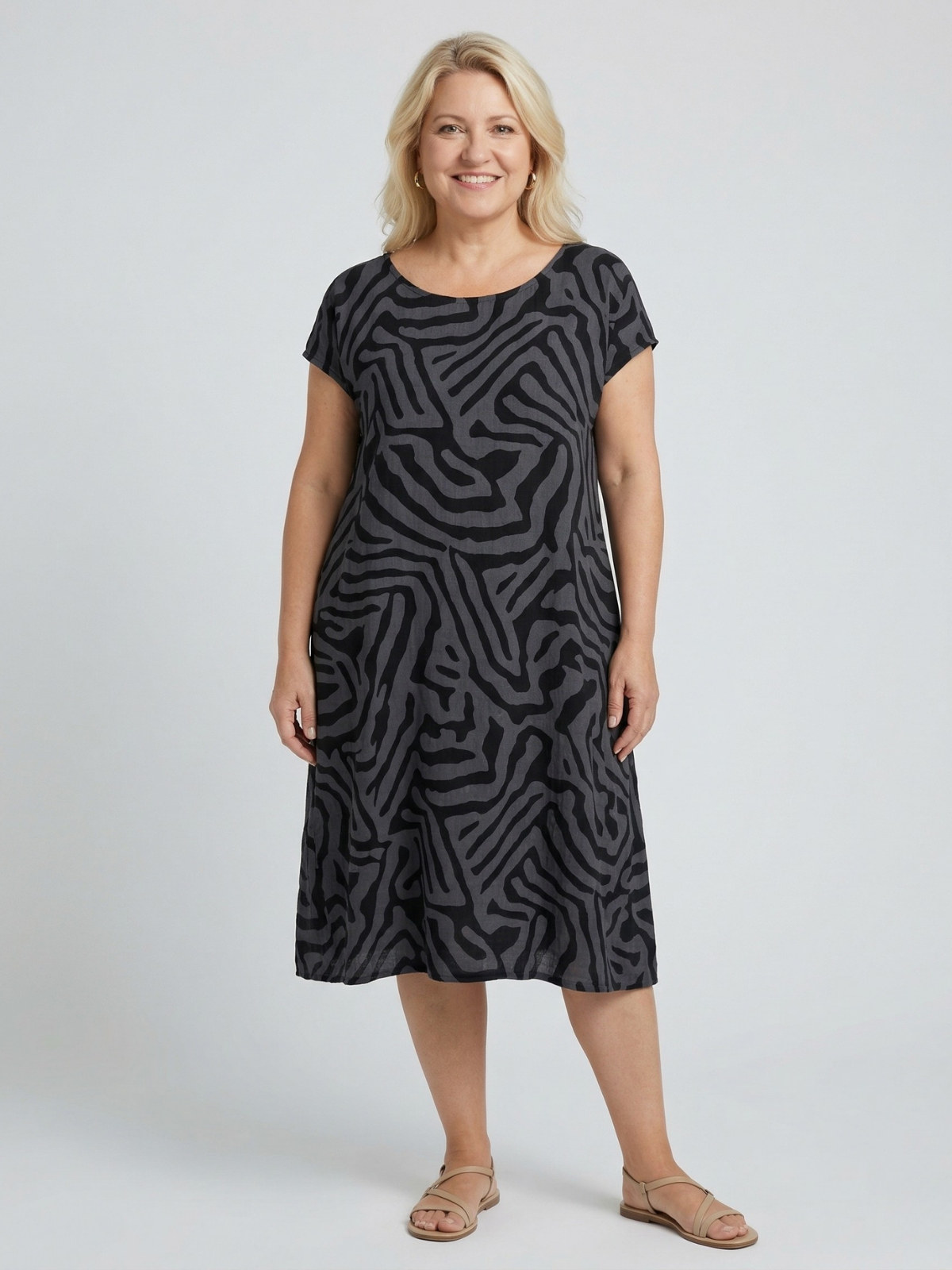 Sophia Round Neck Summer Dress