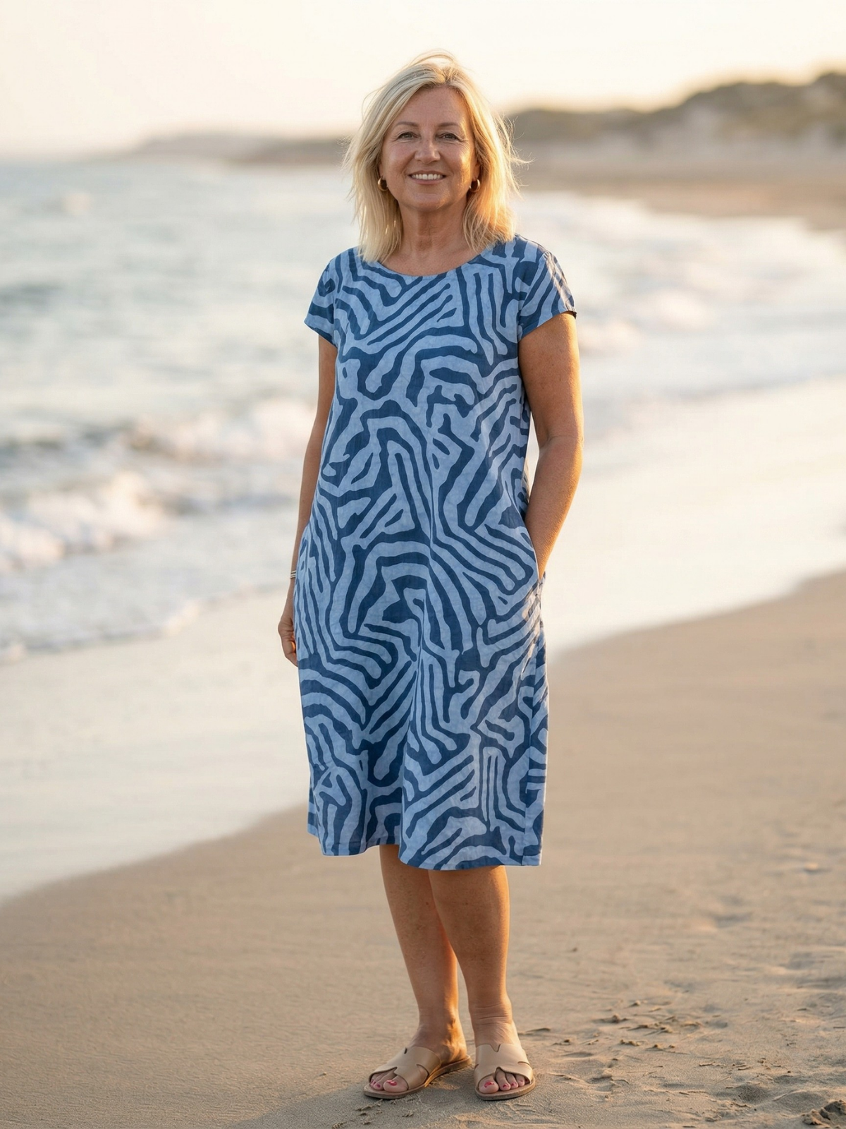 Sophia Round Neck Summer Dress