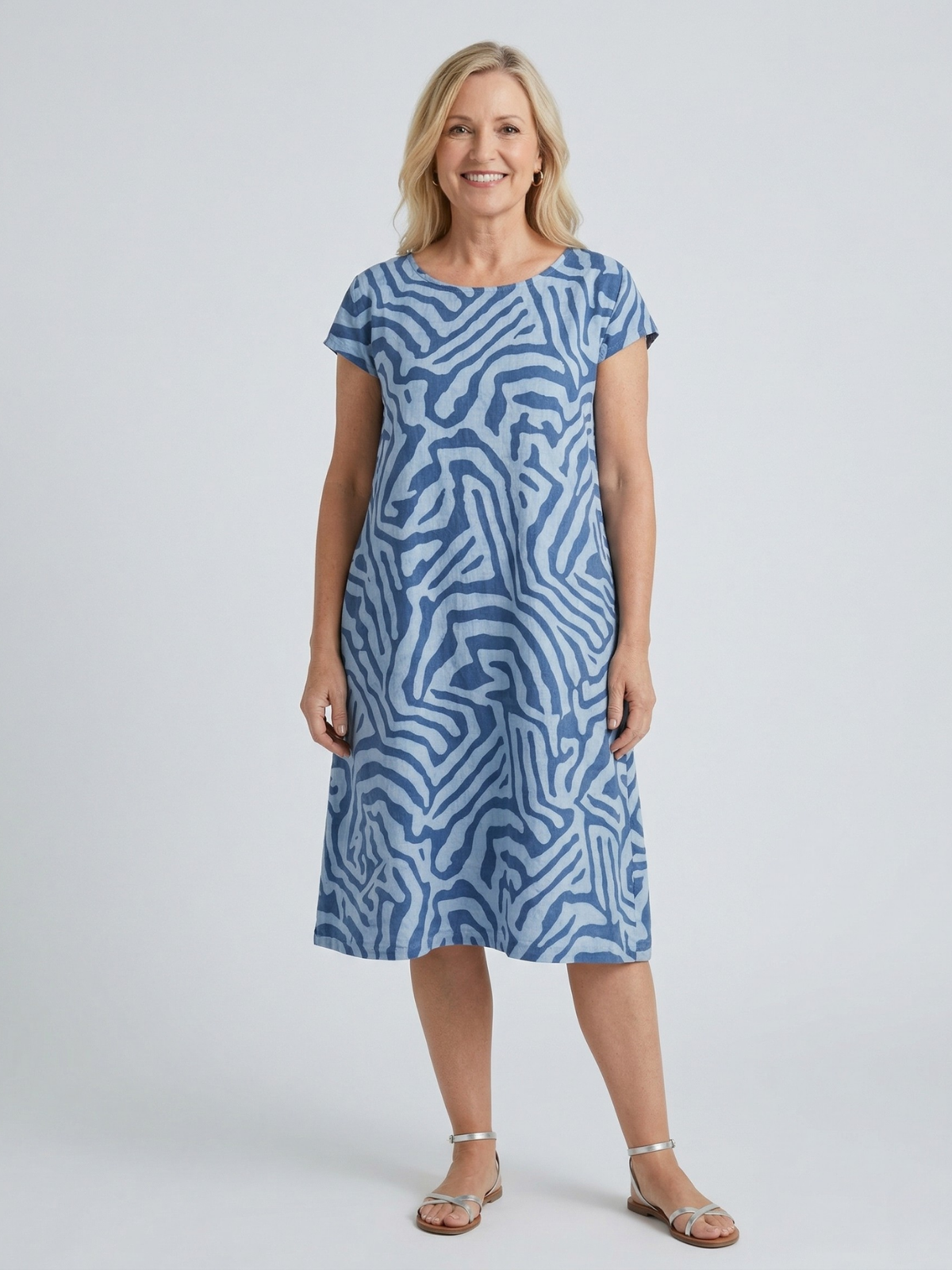 Sophia Round Neck Summer Dress
