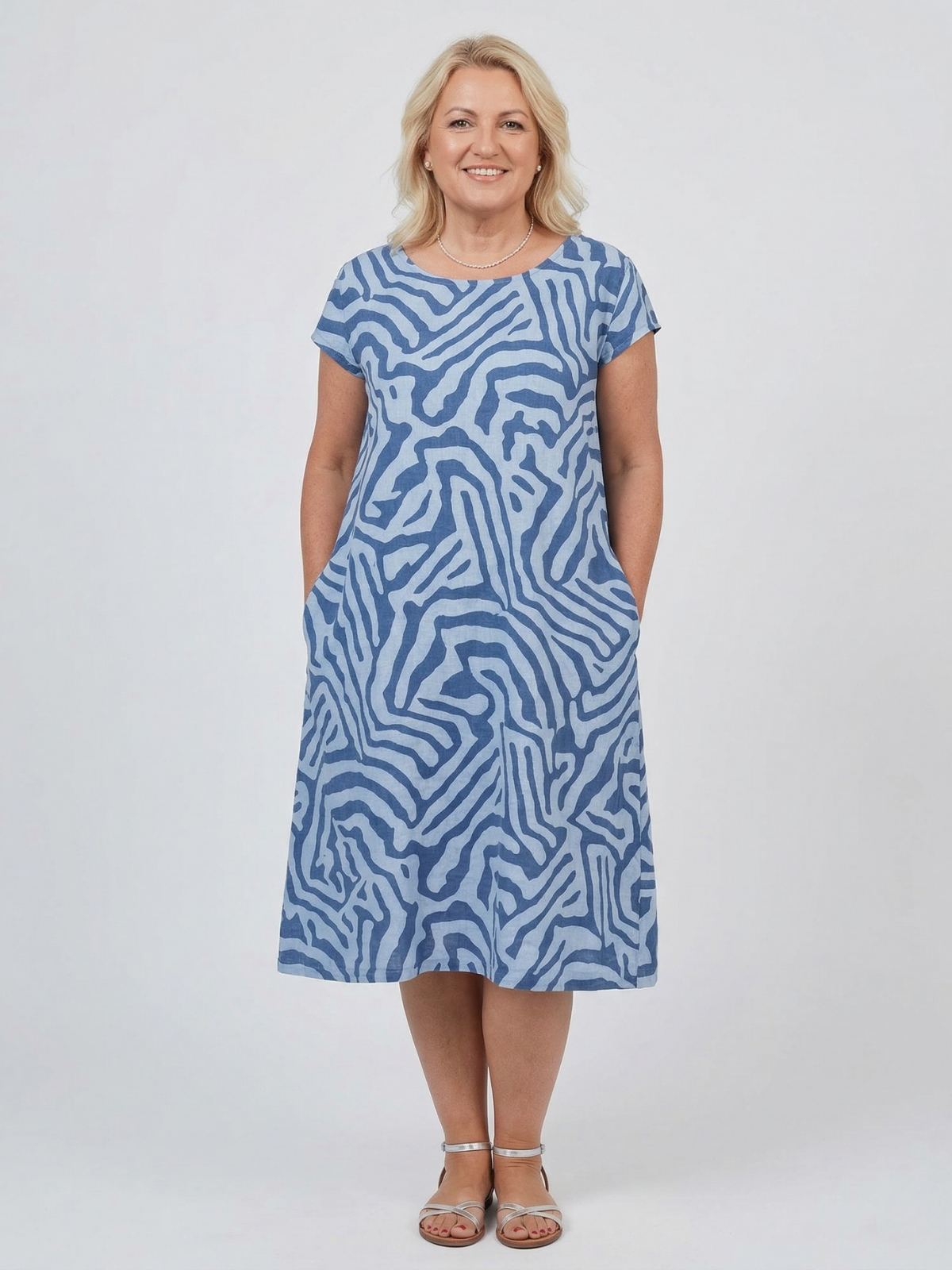 Sophia Round Neck Summer Dress