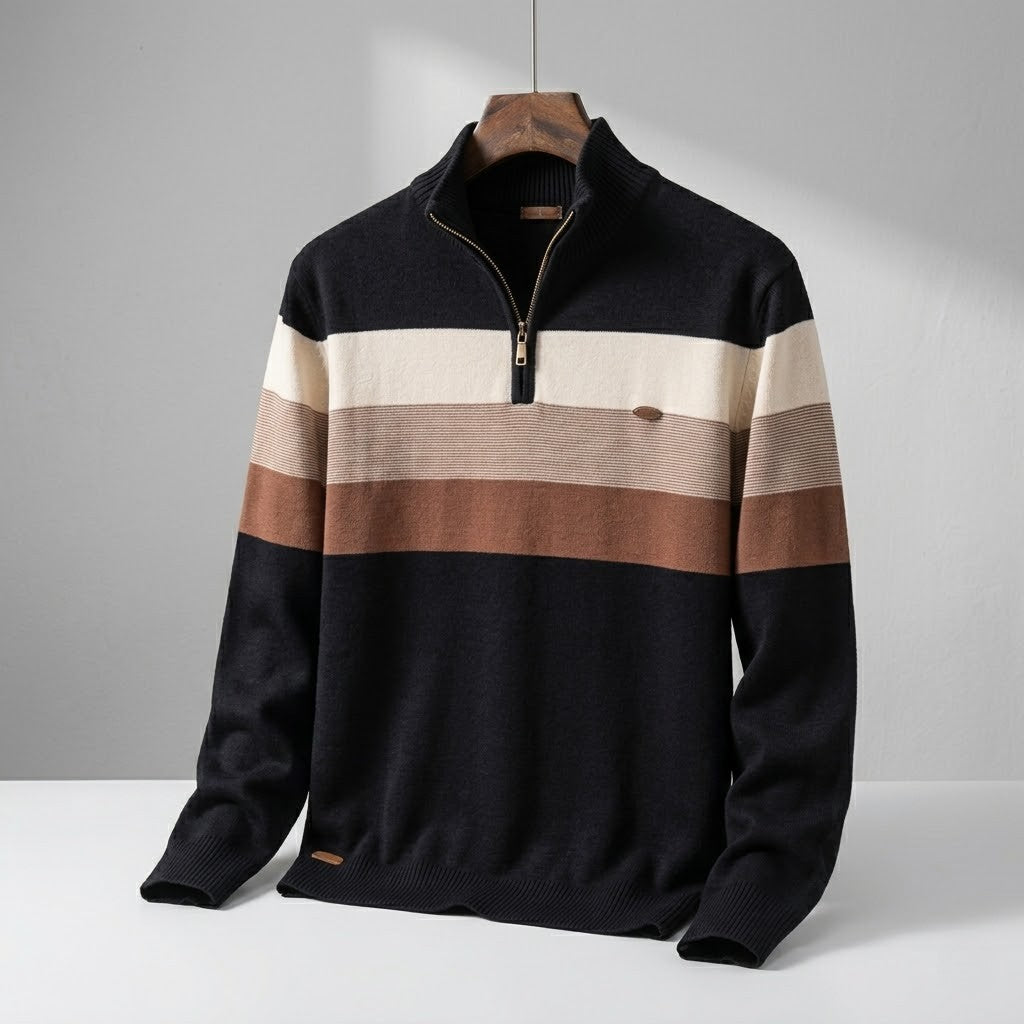 Francesco Quarter Zip Sweater