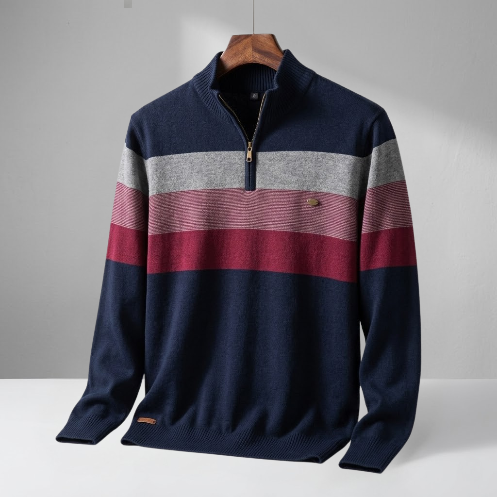 Francesco Quarter Zip Sweater