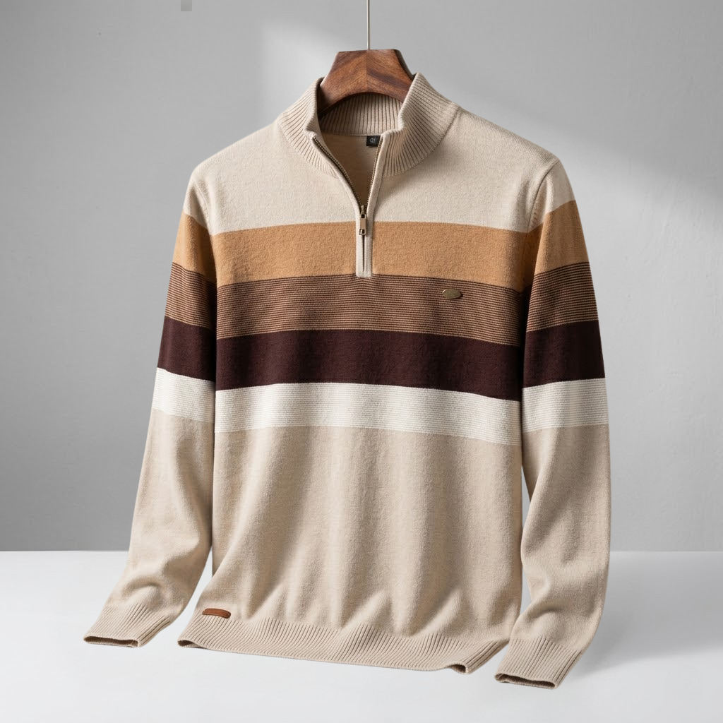 Francesco Quarter Zip Sweater
