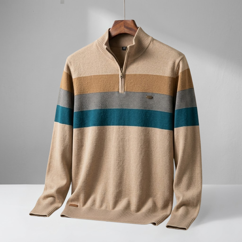 Francesco Quarter Zip Sweater