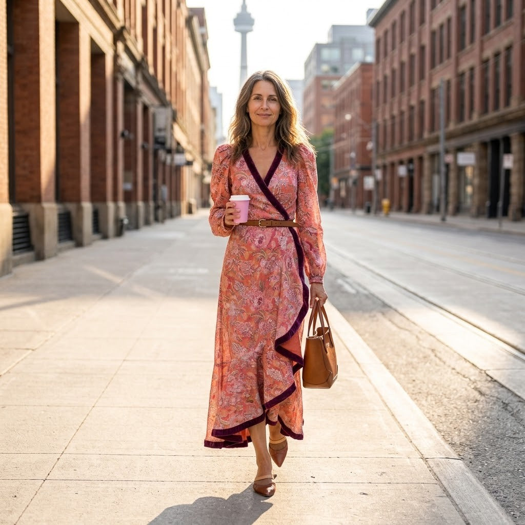 Savannah Elegant Pink Maxi