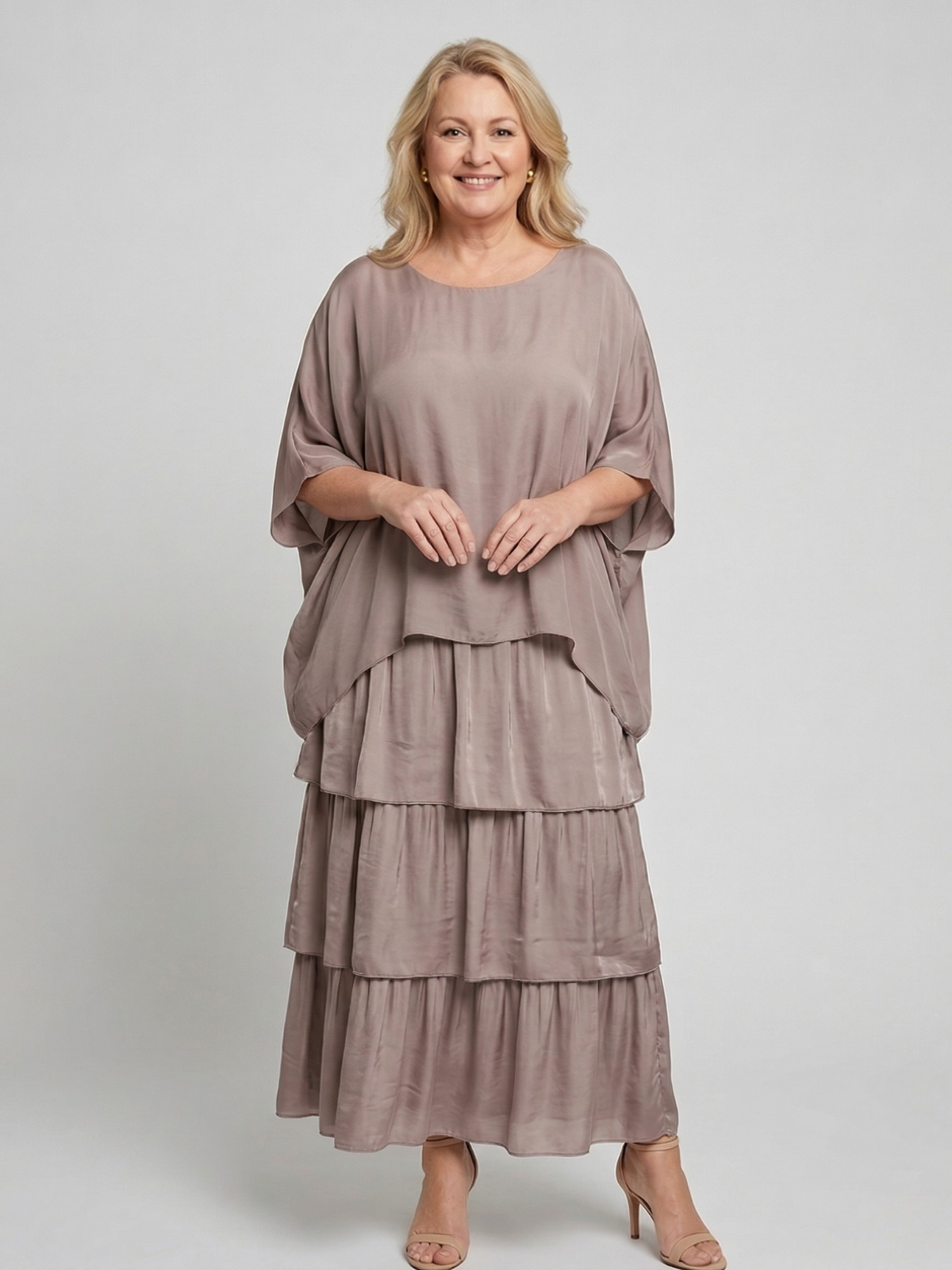 Luna Elegant Flowing Maxi Dress