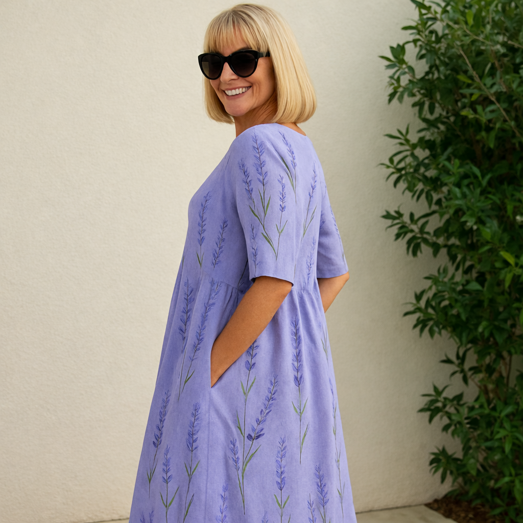 Cora | Midi Dress - Effortless Comfort