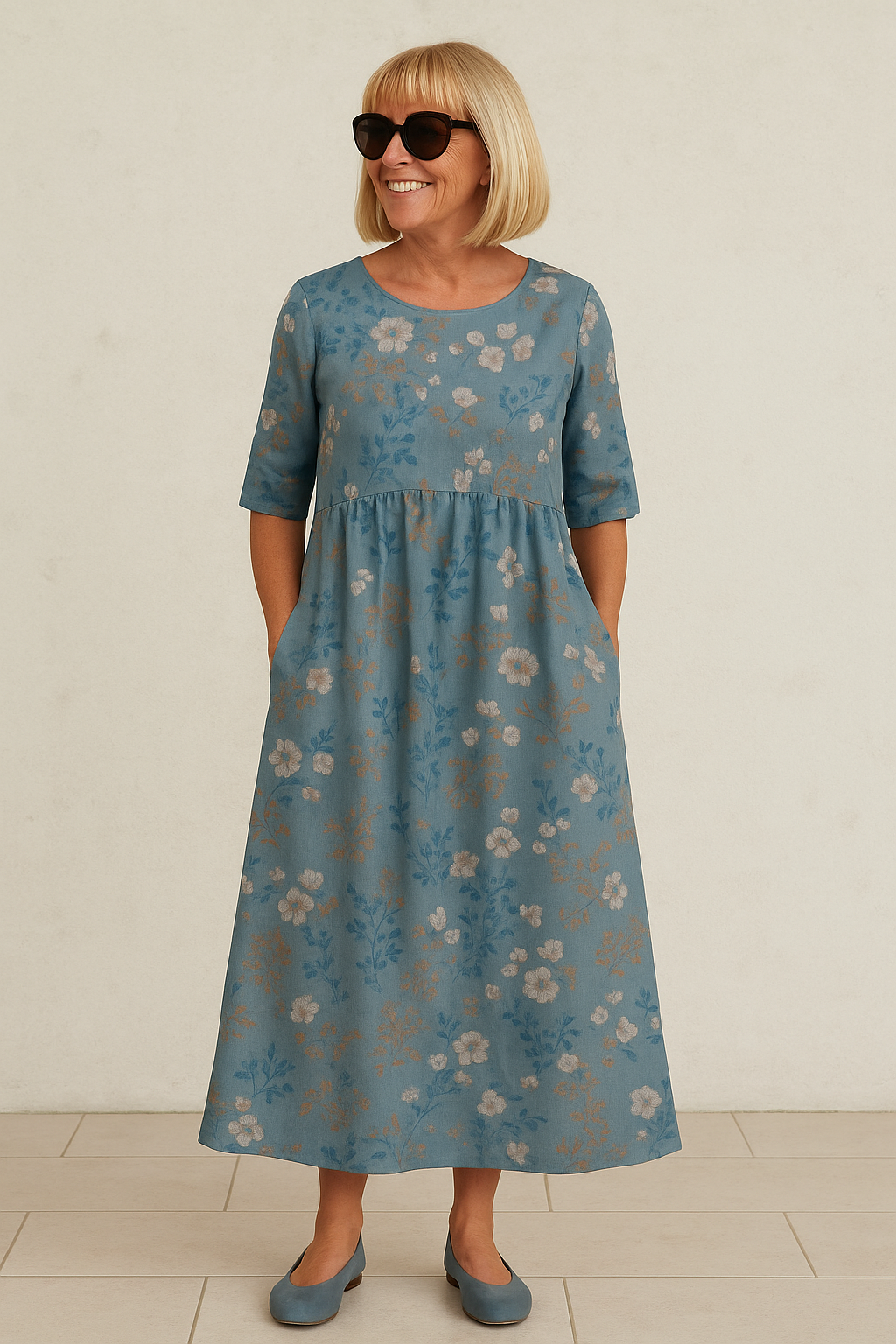 Cora | Midi Dress - Effortless Comfort