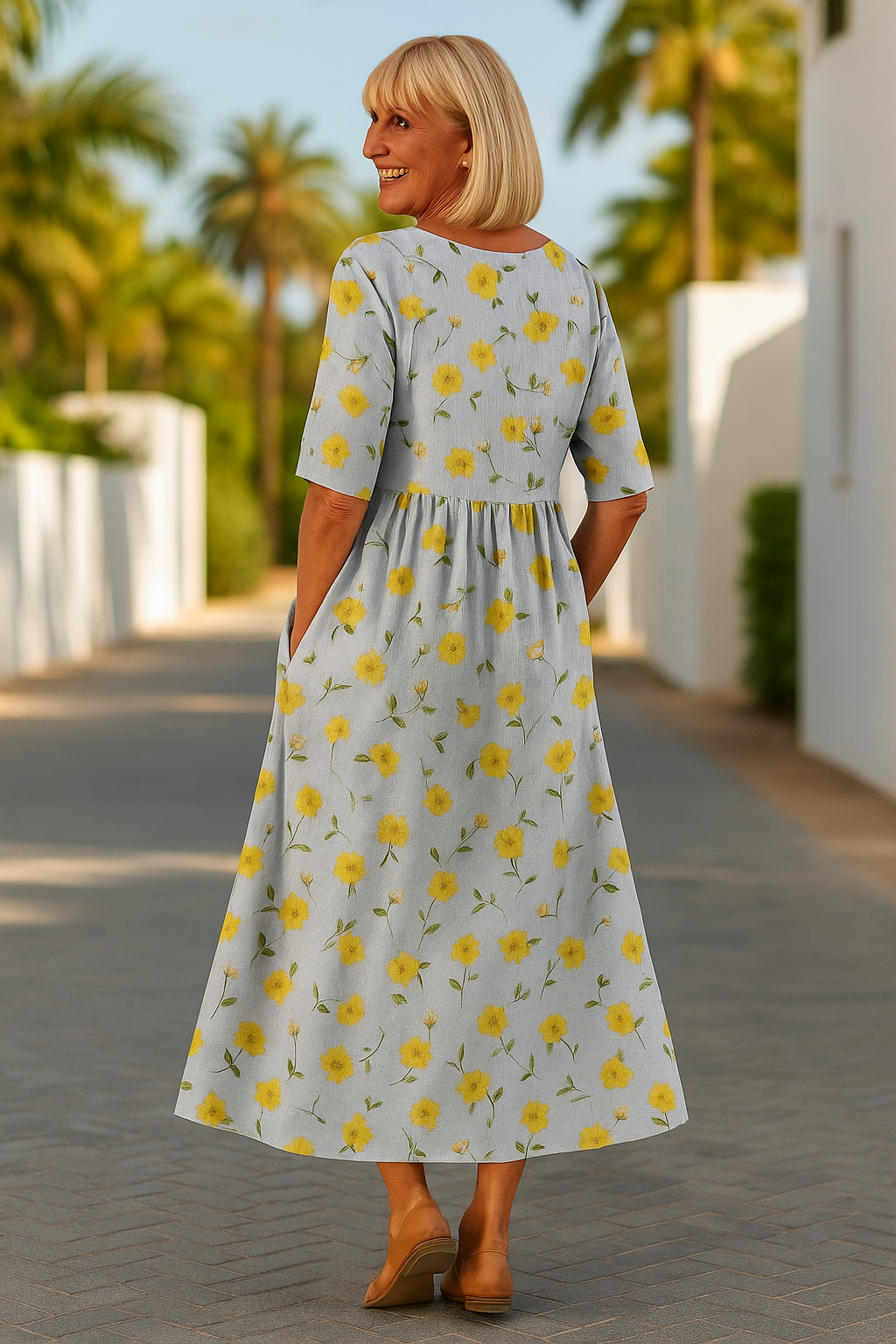Cora | Midi Dress - Effortless Comfort