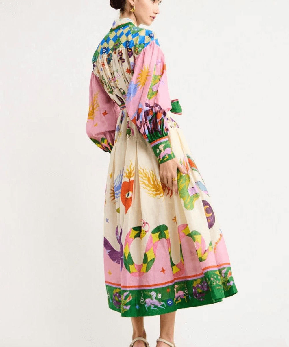 Dorthe™ | Chic Italian Maxi Dress