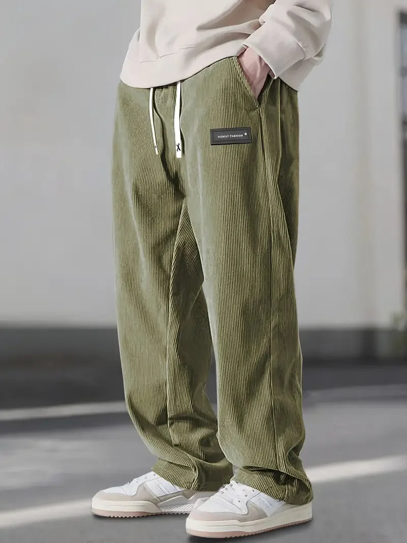 Caruso | Men’s Corduroy Cargo Pants