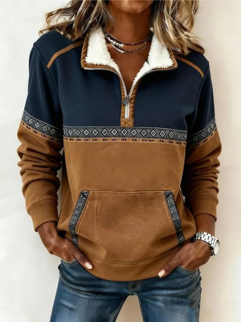 Lana | Comfortable sweater with zipper