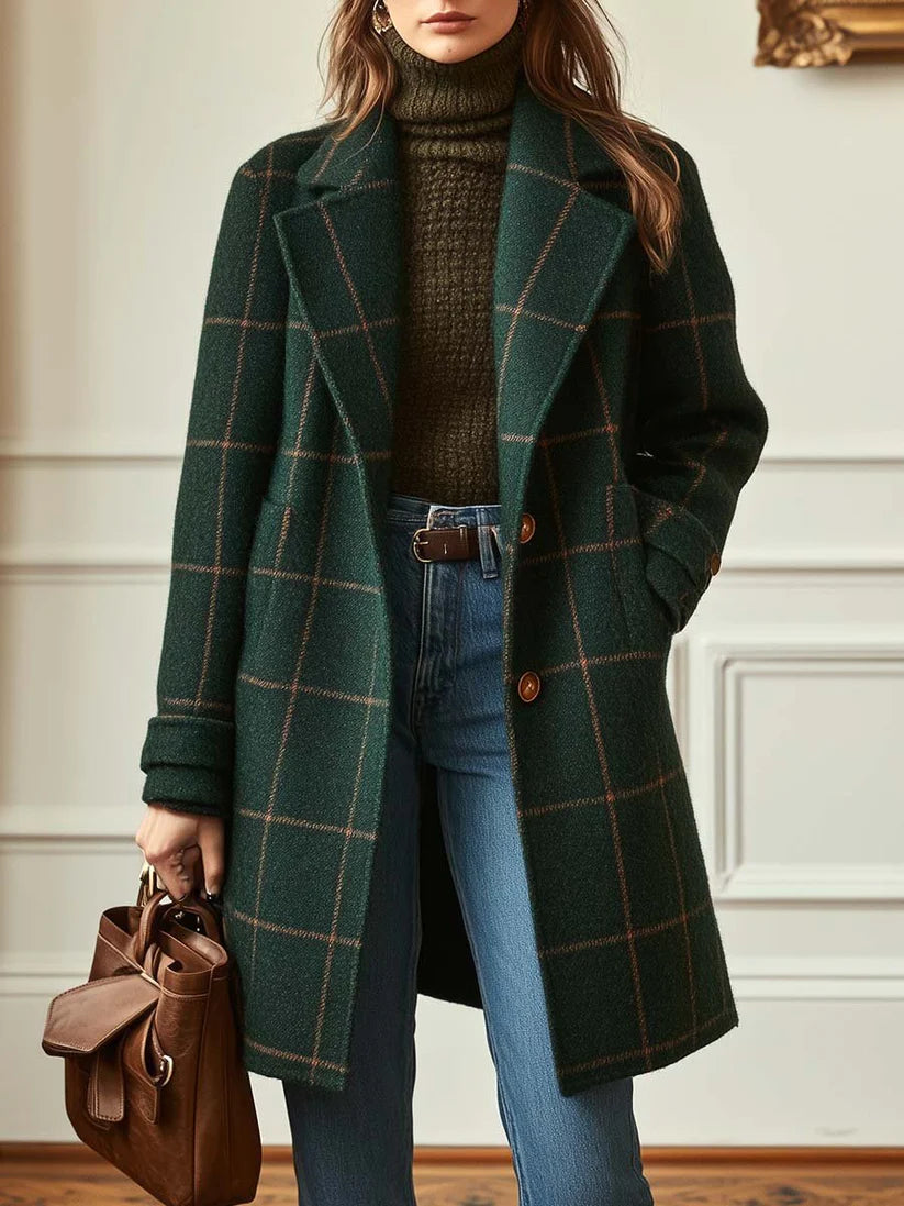 Serena | CHECKERED COAT