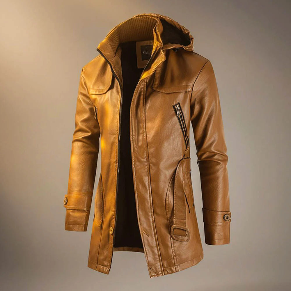 Alessandro | Legacy Hooded Leather Jacket
