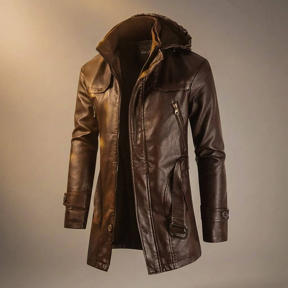 Alessandro | Legacy Hooded Leather Jacket