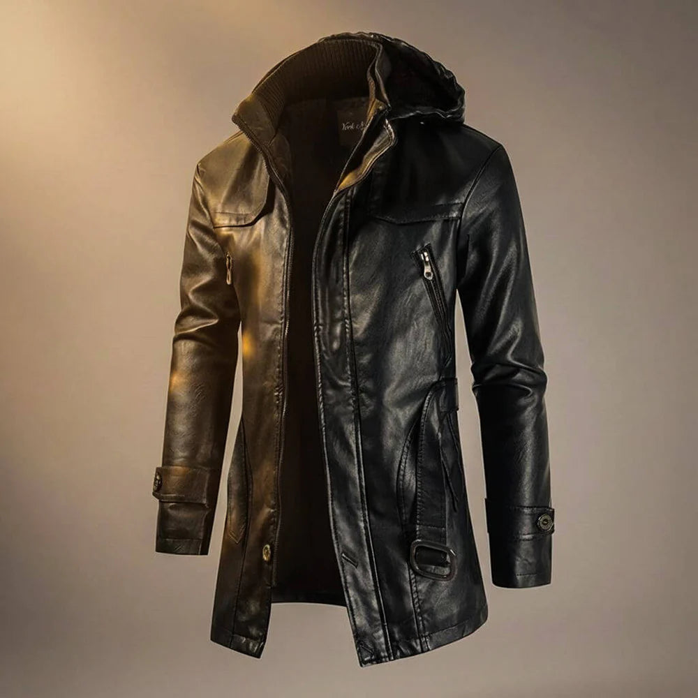 Alessandro | Legacy Hooded Leather Jacket