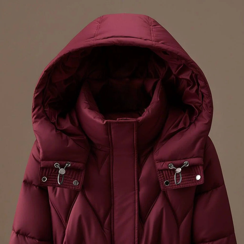 Eva | Quilted Hooded Coat