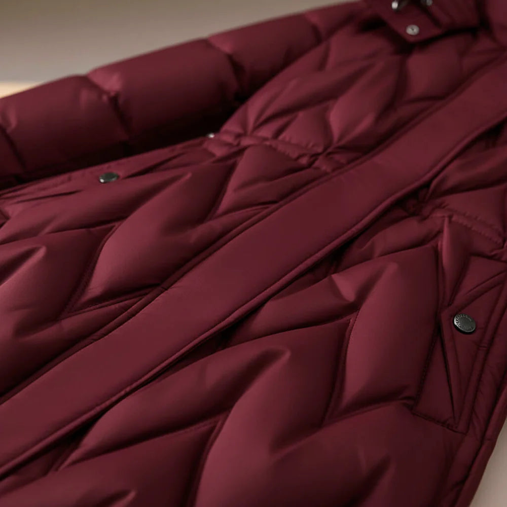 Eva | Quilted Hooded Coat