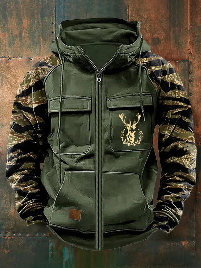 Fletcher | Clean Multi-Pocket Zip Hoodie