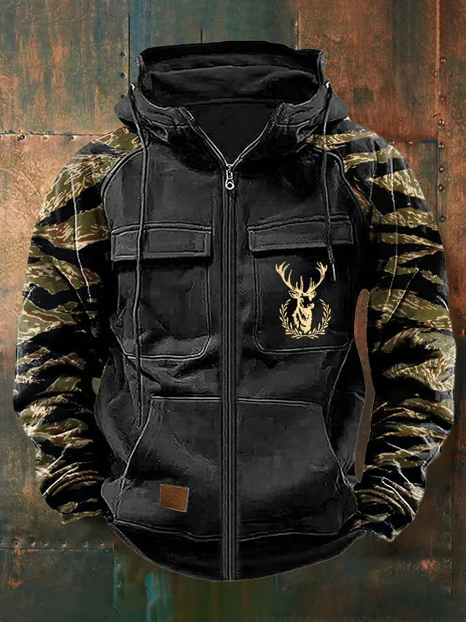 Fletcher | Clean Multi-Pocket Zip Hoodie