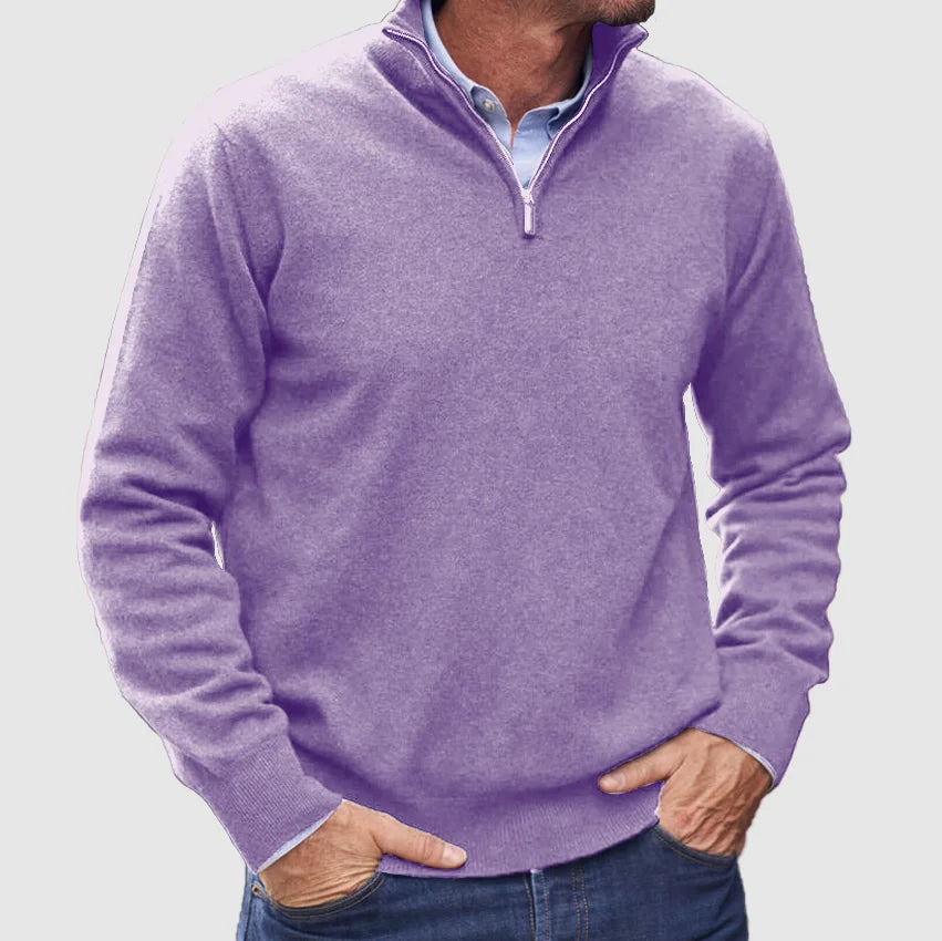 Ethan | Classic Quarter-Zip Everyday Sweater