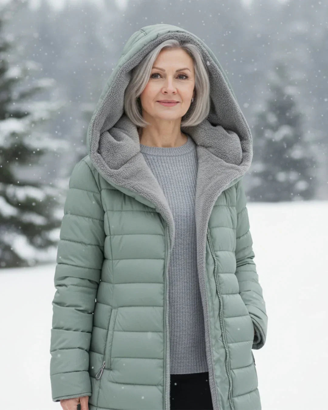Alina | Quilted Winter Jacket