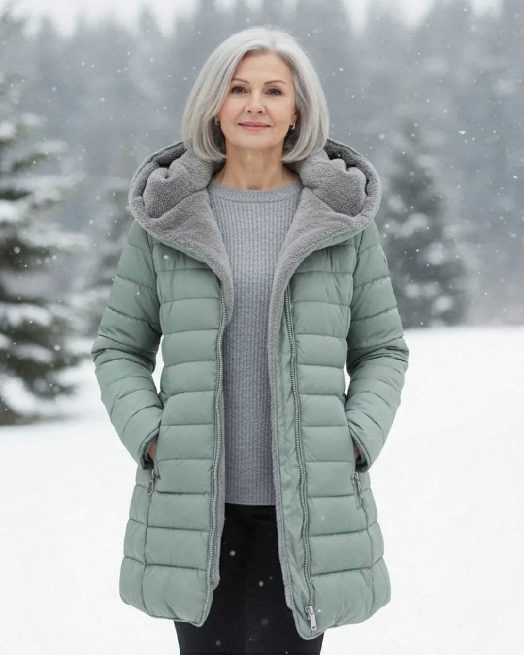 Alina | Quilted Winter Jacket